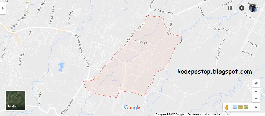 Kode Pos Desa Telajung Cikarang Barat