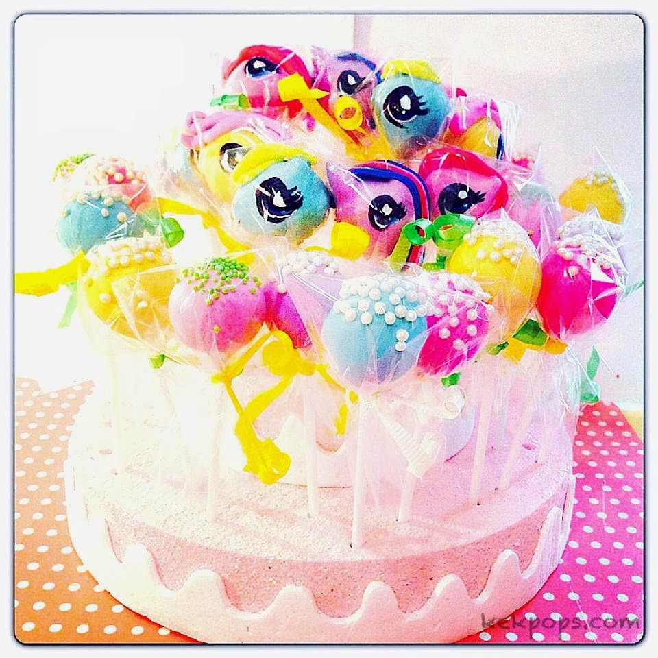 Pasta Dükkanım My Little Pony Karakterlerinin Cake Pop�ları