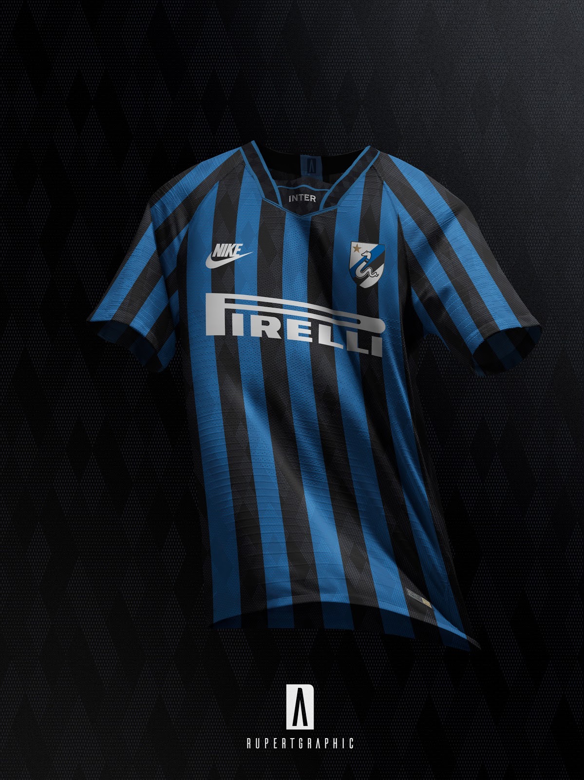 Stunning Nike Inter Milan 20-21 Home Kit Concept By ...