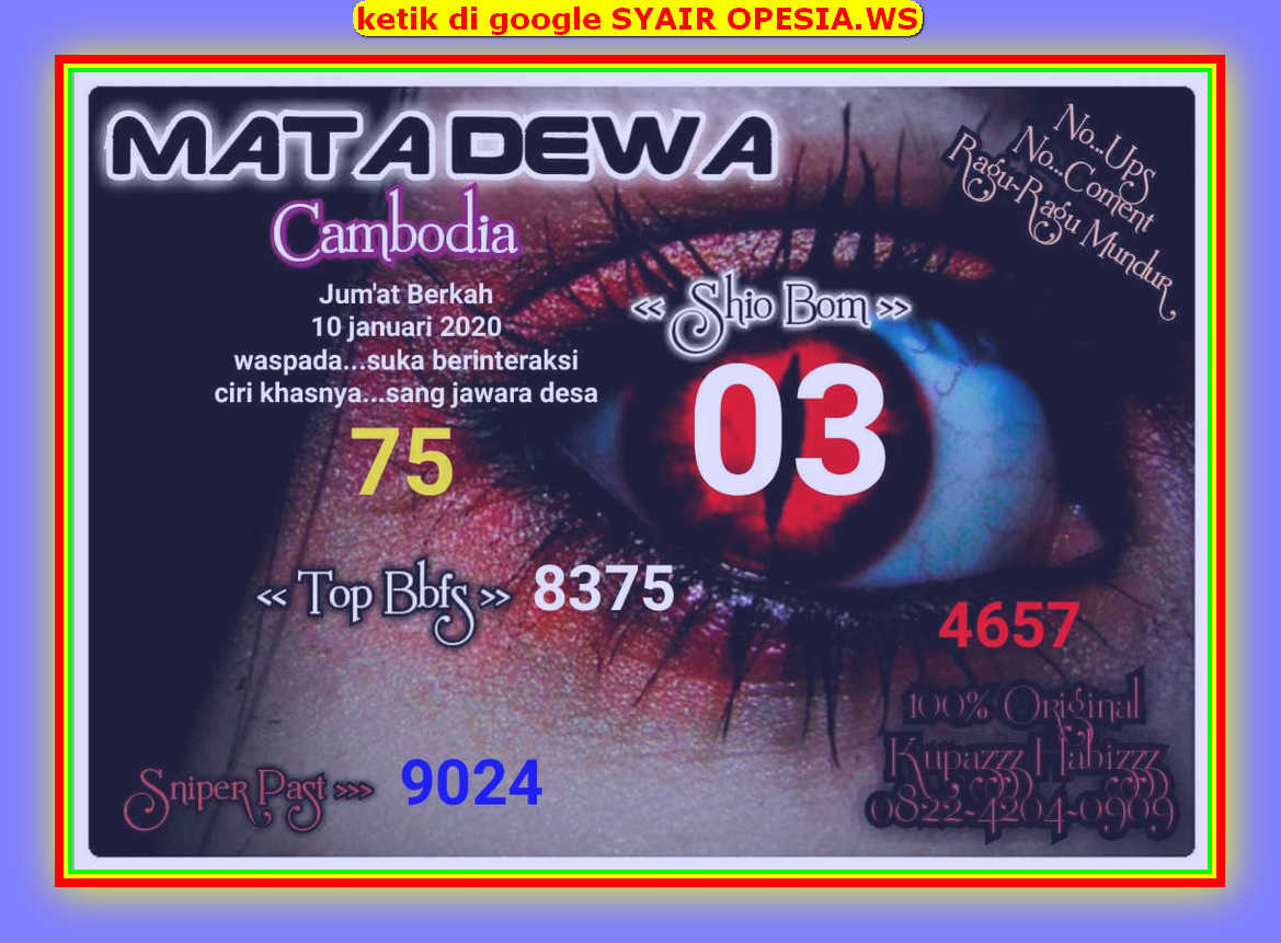 1 New Message Kode Syair Sydney 10 Januari 2020 Forum Syair Togel Hongkong Singapura Sydney