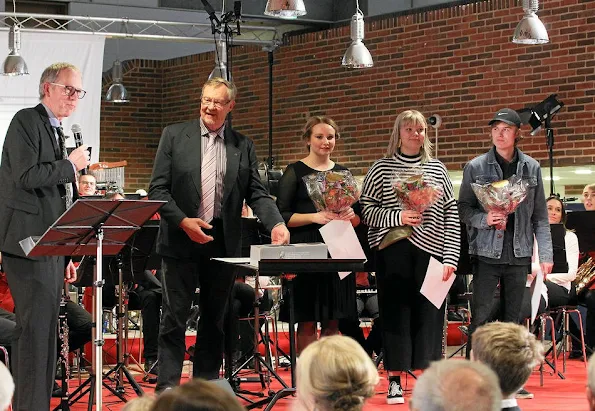 Princess Alexandra of Sayn-Wittgenstein-Berleburg attended the gala concert of Køge Culture Fund, with Count Richard and Countess Ingrid