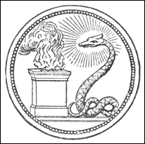 Phoenician snake god
