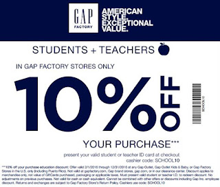 coupon for gap 2018