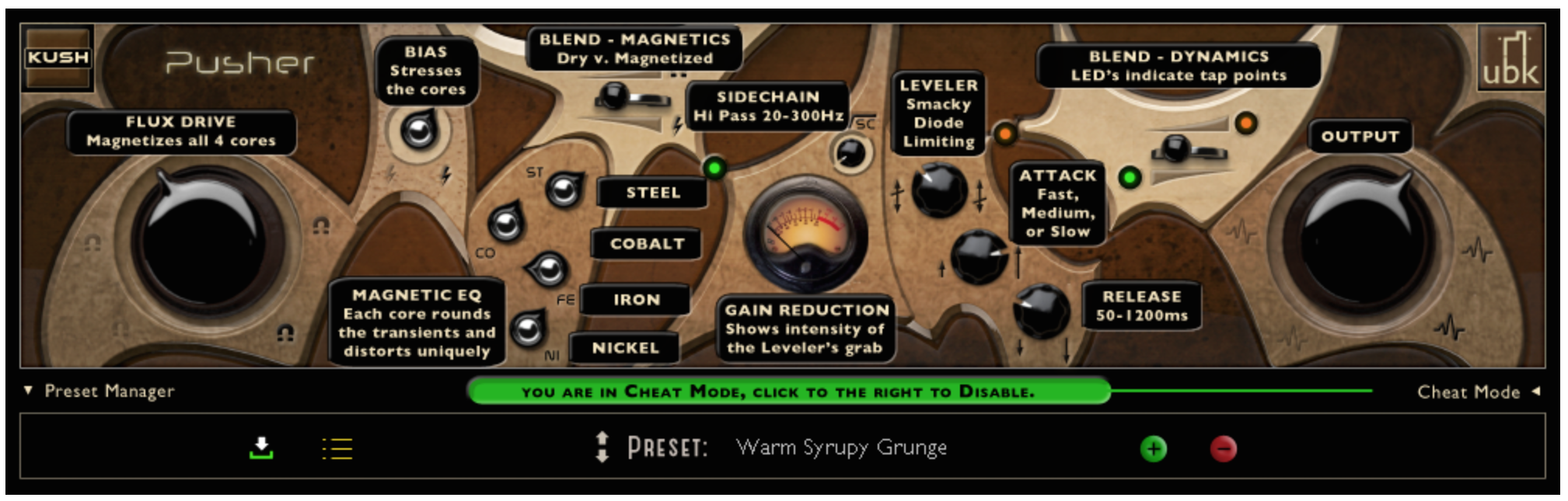 Gary Noble Show Kush Audio's UBK Pusher is not your ordinary plugin.