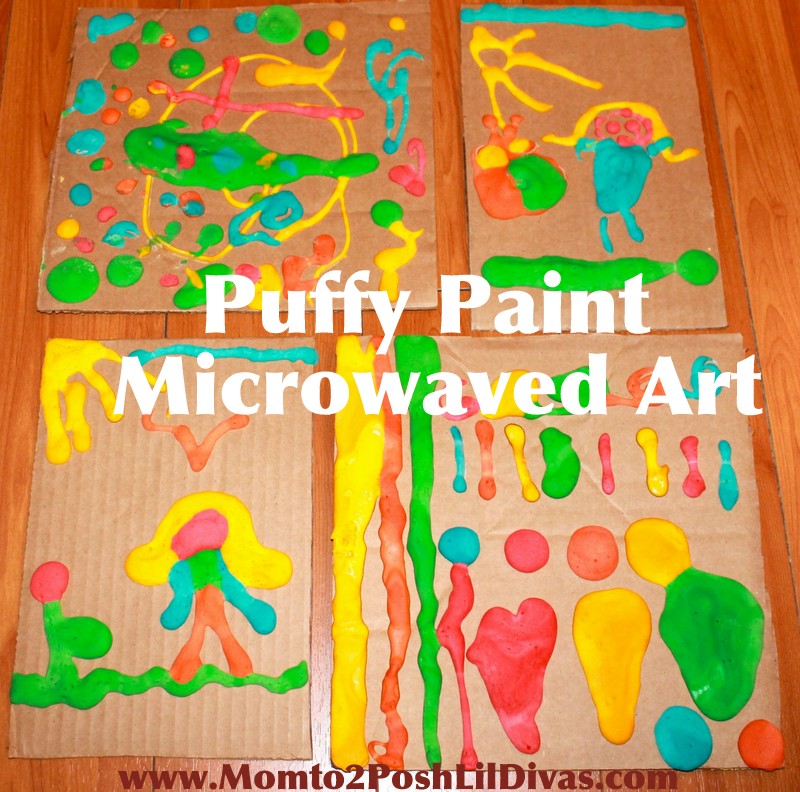 Microwave Puff Paint