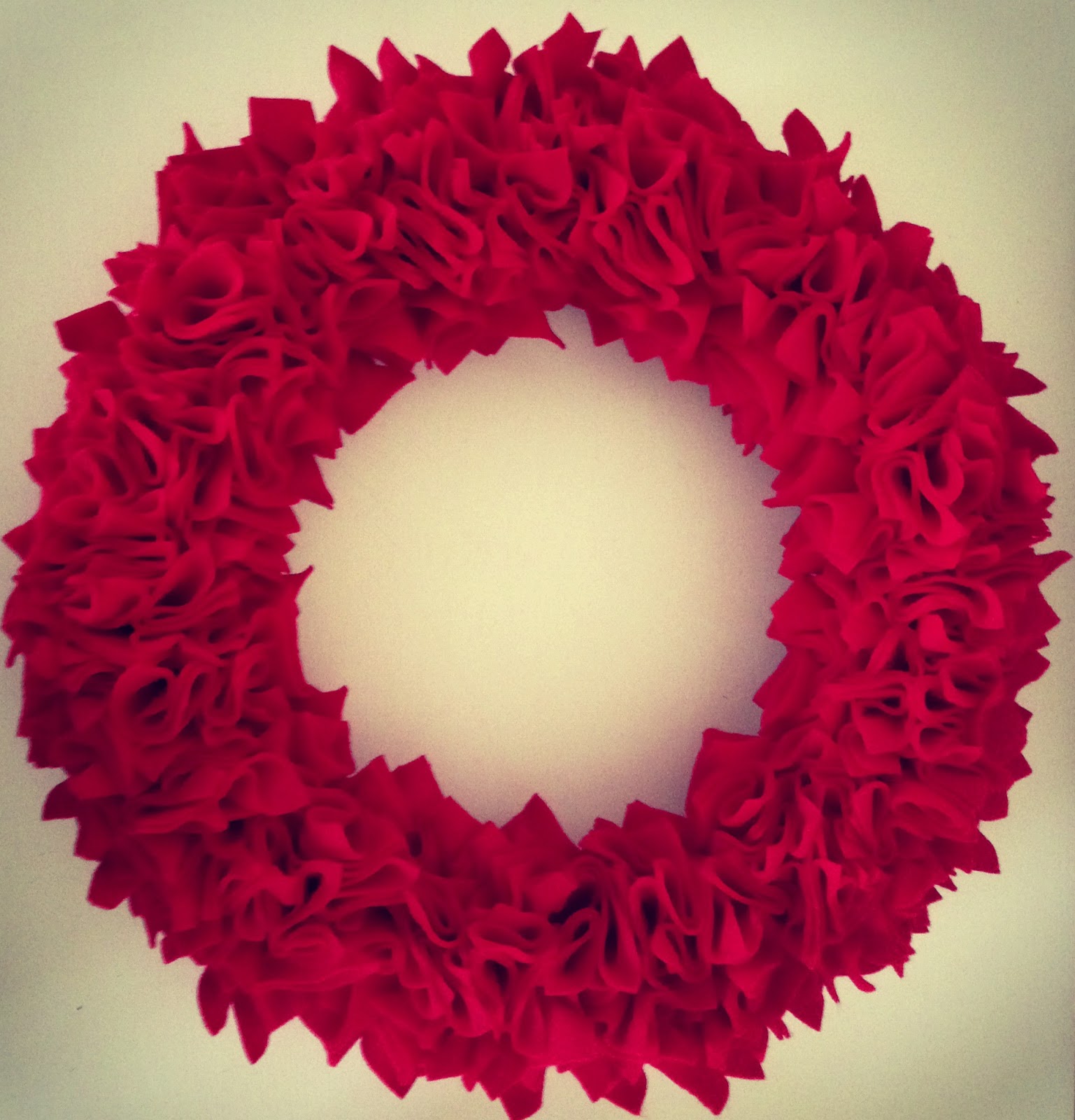 making it feel like home Felt Wreath