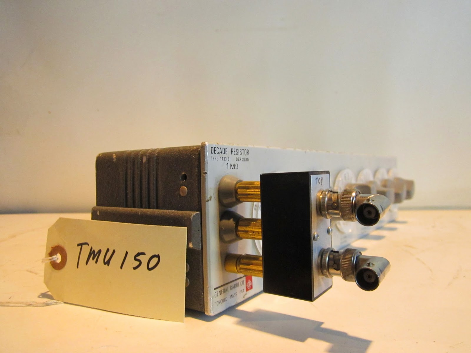 General Radio Co. 1433B Decade Resistor 6Dial Resistor (TMU150) Panatron Inc.