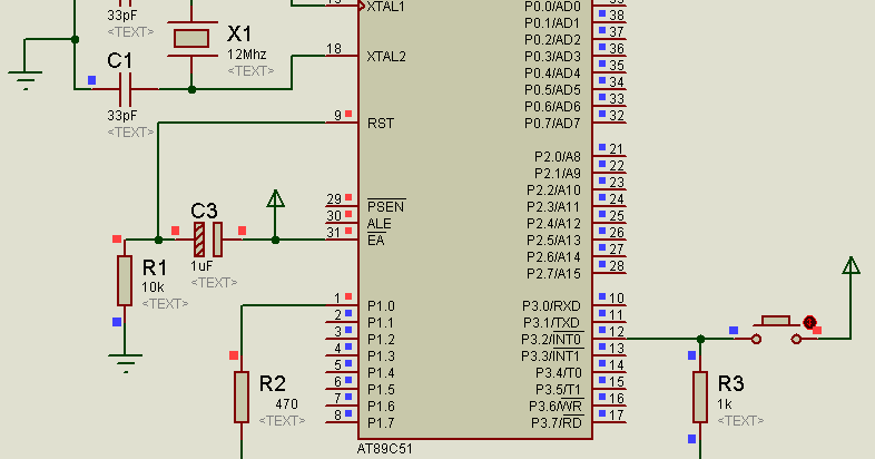 Code Bloges: External Interrupt Using 8051 Microcontroller