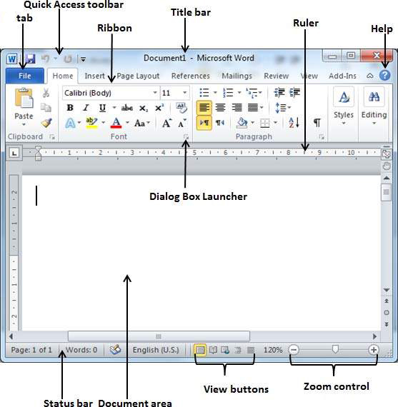 Zul Fikri Pengenalan Microsoft Word 2010 Menu Dan Fungsi Menu Ms Word 2010