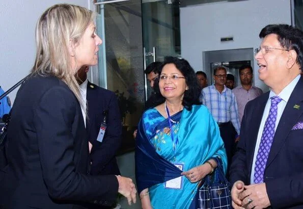 Queen Maxima arrived at the Hazrat Shahjalal International Airport in Dhaka, and welcomed by Bangladesh Foreign Minister Dr AK Abdul Momen