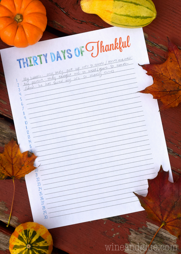 15 Free Thanksgiving Printables