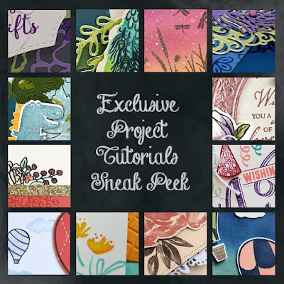 Place an order of $50 or more from me during the month of JULY 2019   and you will receive one or more EXCLUSIVE PROJECT TUTORIALS for FREE!  Contact me for details!