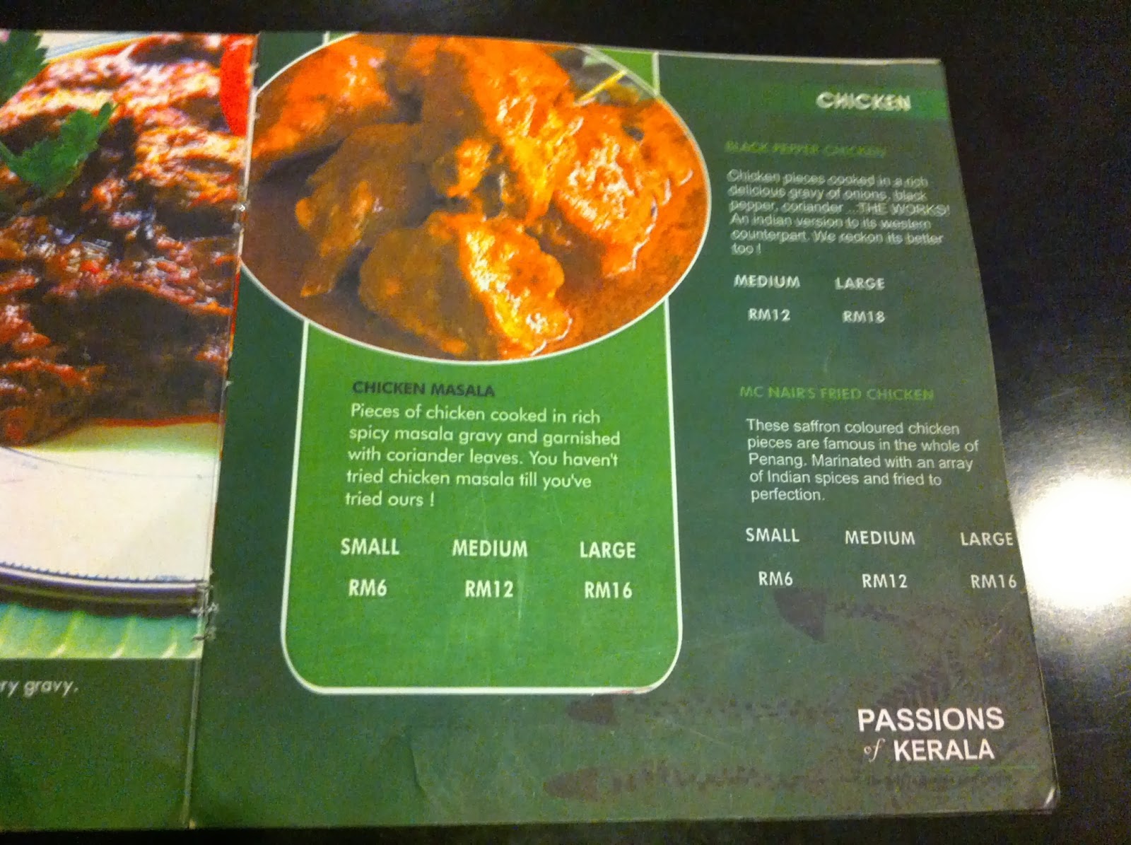 Our Journey Penang New World Park Passion of Kerala