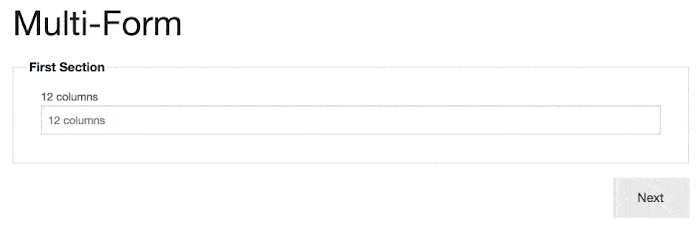 23 Multi step HTML forms 23 Multi Form by toggling visible fieldsets