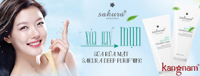 Sữa rửa mặt tốt cho da mụn Sakura có xuất xứ từ Nhật Bản Sữa rửa mặt tốt cho da mụn Sakura có xuất xứ từ Nhật Bản