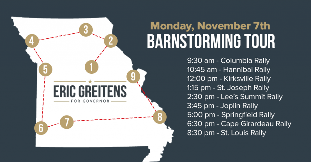 The Turner Report Greitens final barnstorming tour to hit Joplin