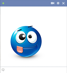 Goofball smiley for Facebook Goofball Facebook Sticker