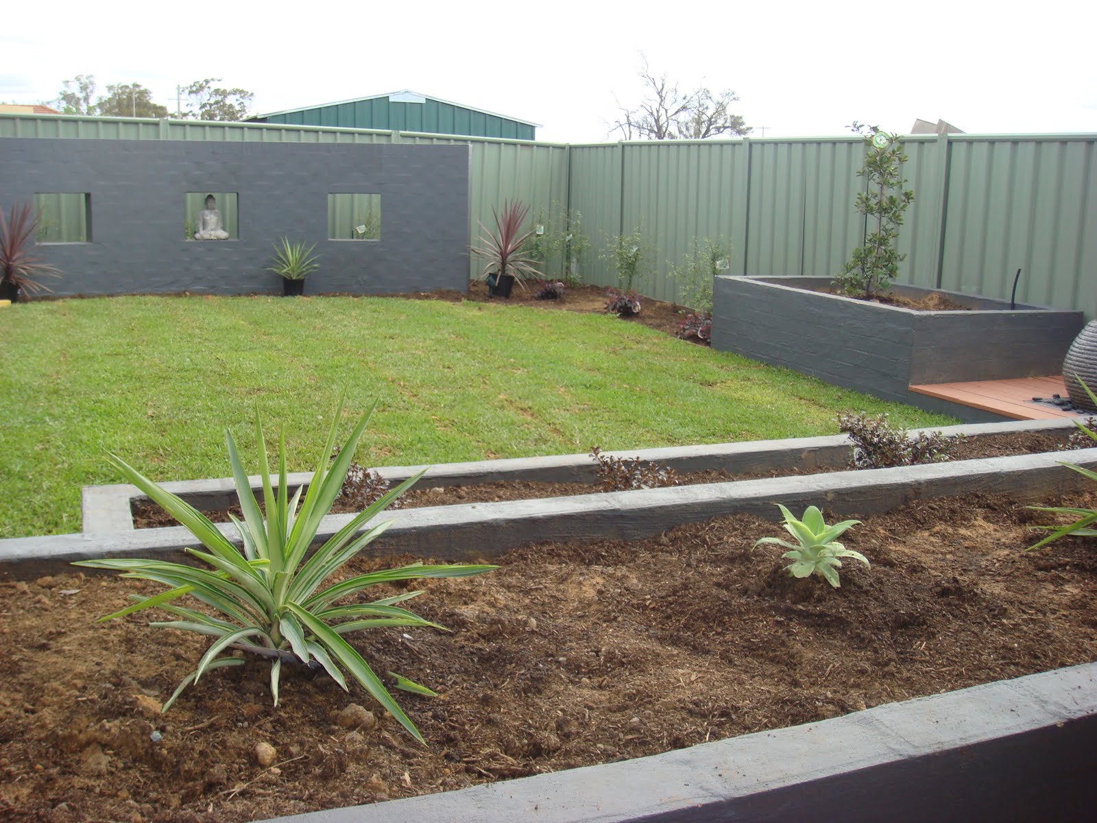 Eden Design A simple backyard garden Echuca, Victoria.