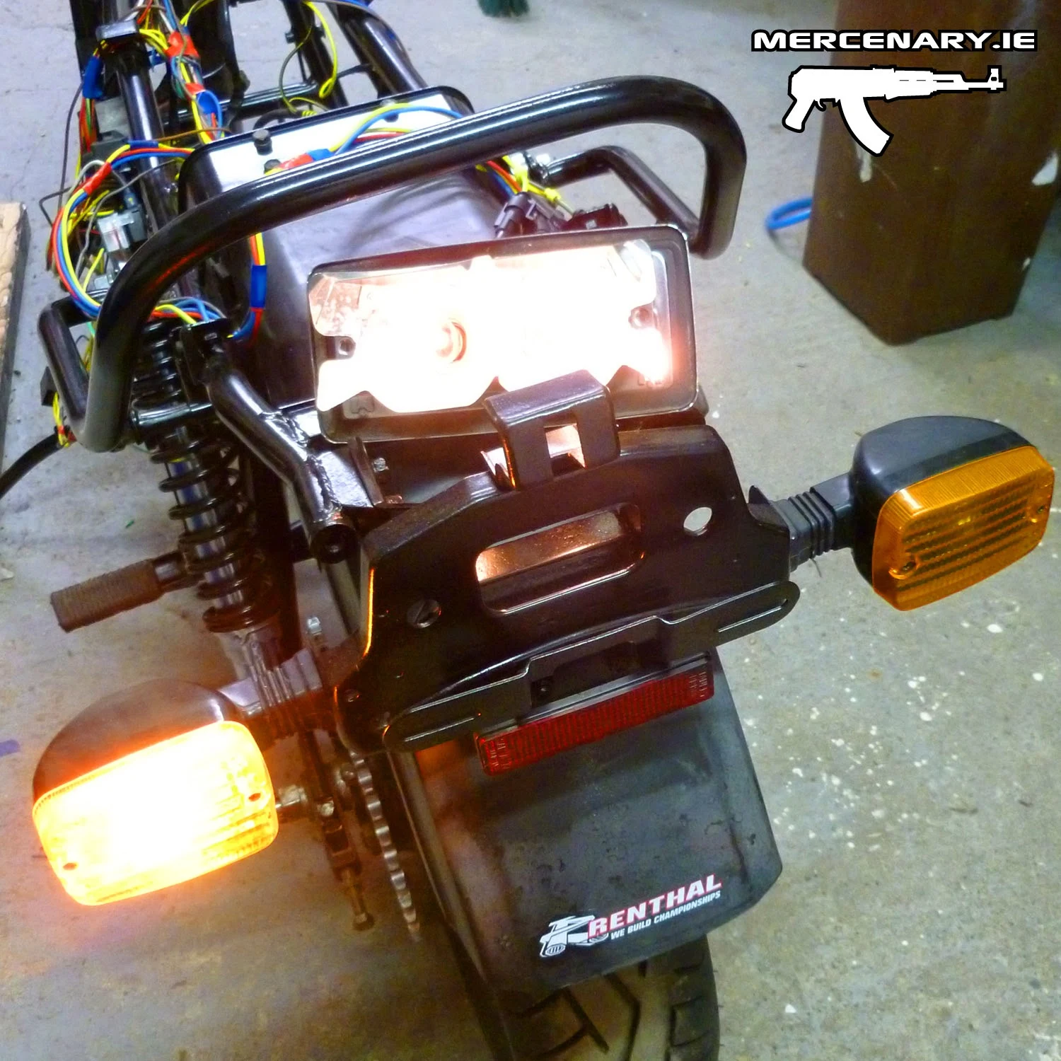 Mercenary Garage - GPZ 1100 Custom Wiring