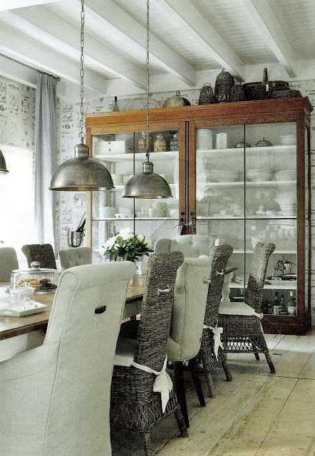 Riviera Maison dining room, edited by lb for linenandlavender.net