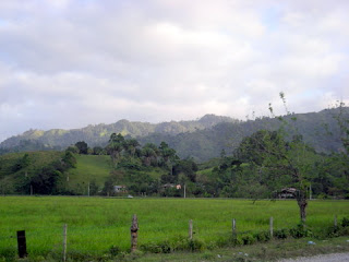 Mountains in La Masica, Honduras, near Tripoli