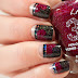 Dark Holo Heart Nails - May contain traces of polish