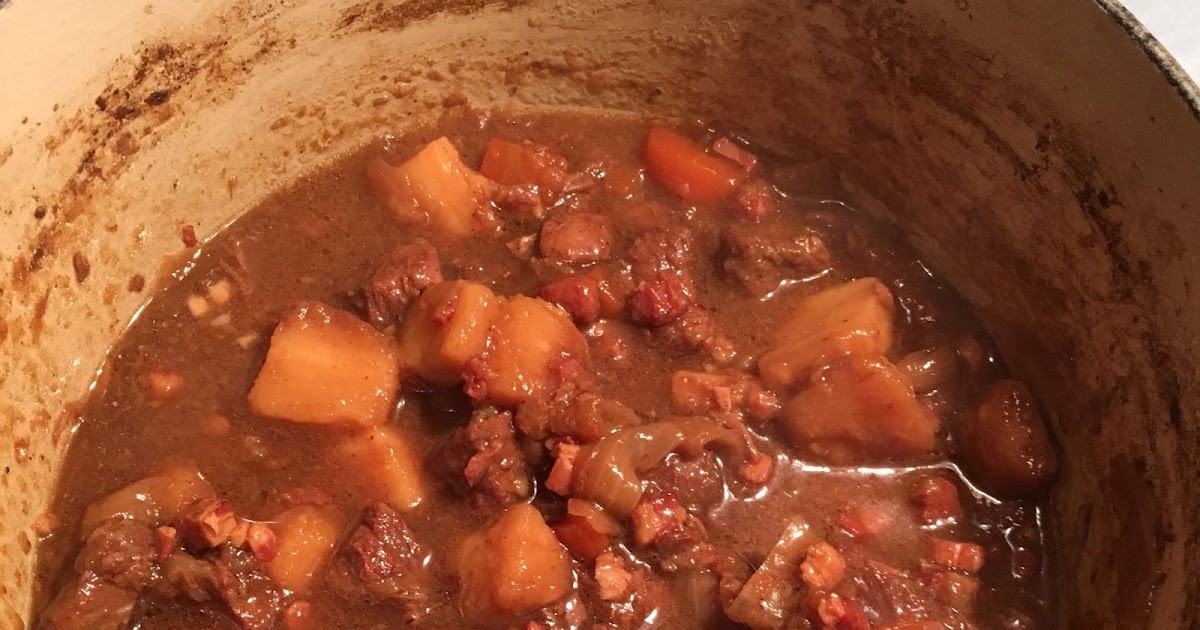 Minimum Effort Maximum Output Slow cooked Beef and Parsnip Stew