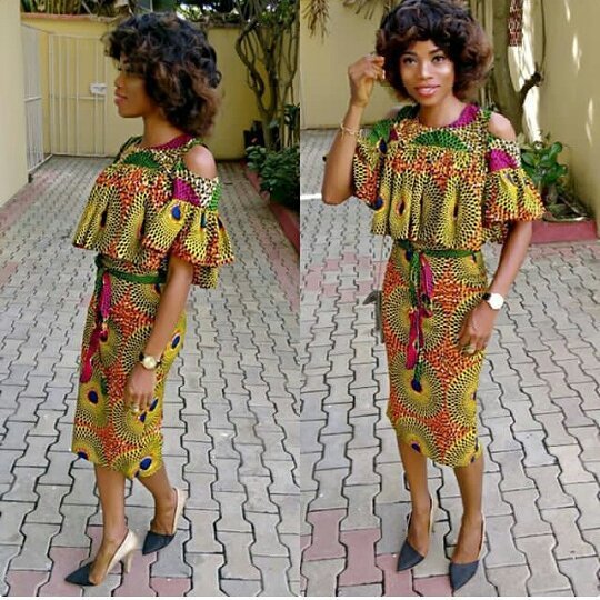 Check Out This Beautiful Ankara Short Gown Styles | Dezango