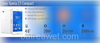 Sony Xperia Z3 Compact Sony Xperia Z3 Compact