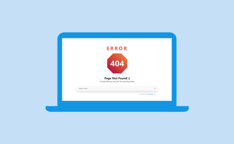 Cara Membuat Halaman Error 404 + Kolom Search