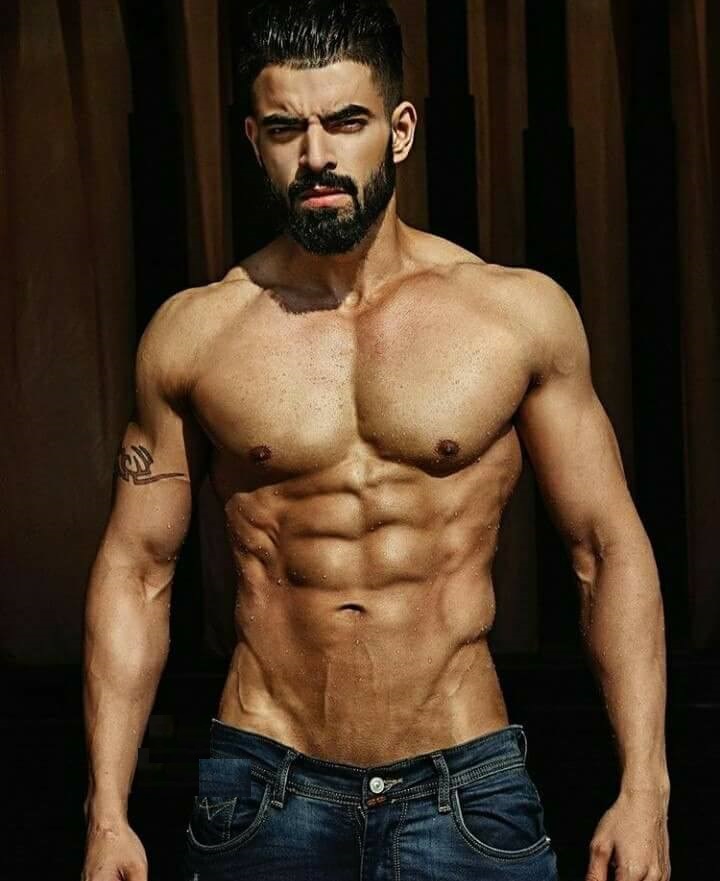 Raising Hot Indian Male Model Sachin Bhardwaj