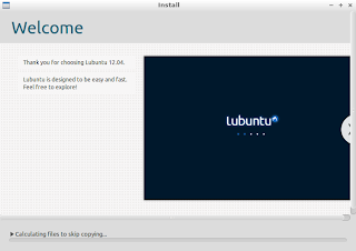 Welcome slideshow of Lubuntu12.04 installation Welcome slideshow of Lubuntu12.04 installation