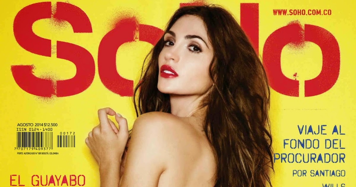 La Colombiana Natalia Betancourt posó desnuda en la revista Soho Colombia.