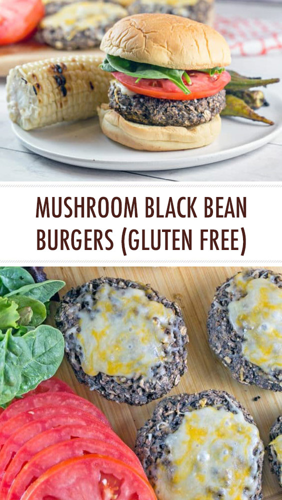 Mushroom Black Bean Burgers (Gluten Free) Mushroom Black Bean Burgers (Gluten Free)