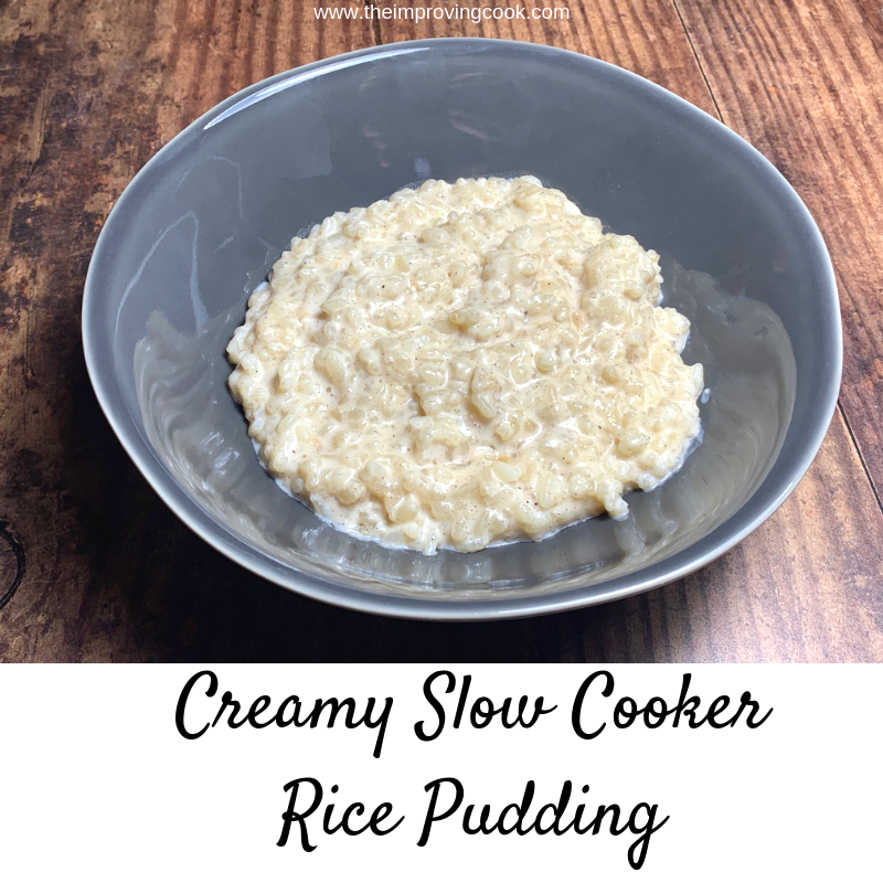 Creamy Slow Cooker Rice Pudding