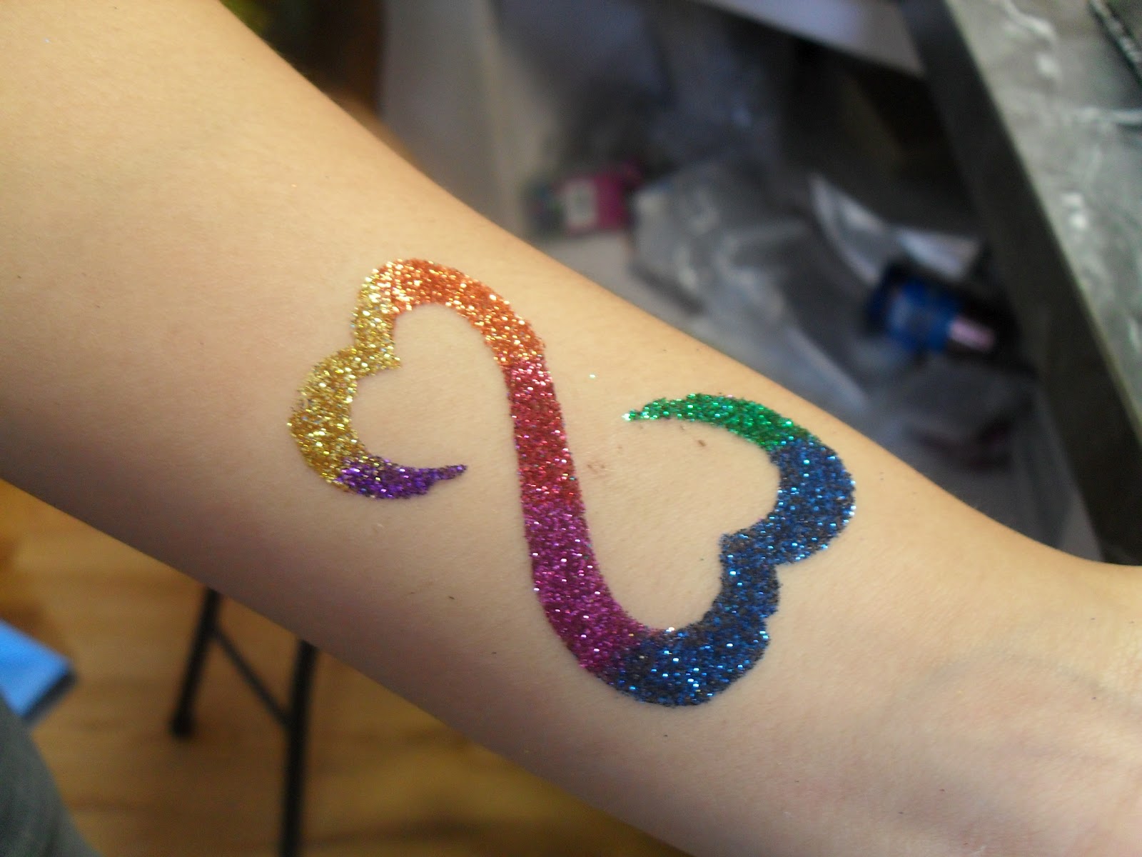 Wanda K Glitter Tattoos