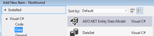 ADO.NET Entity Data Model