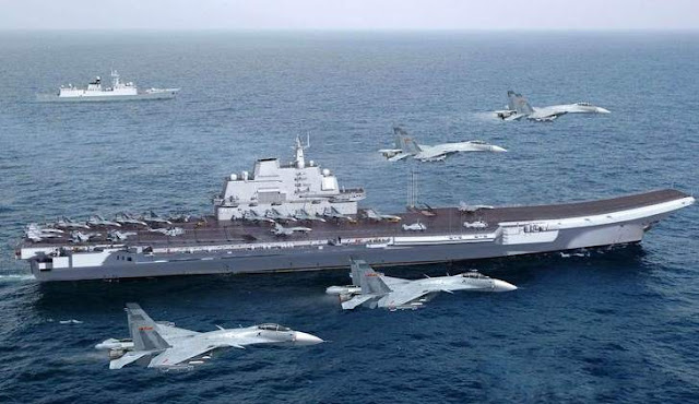 CINA Kerahkan Armada TEMPUR Udara Dan Laut Klaim Natuna, Indonesia Makin Gawat Darurat !!