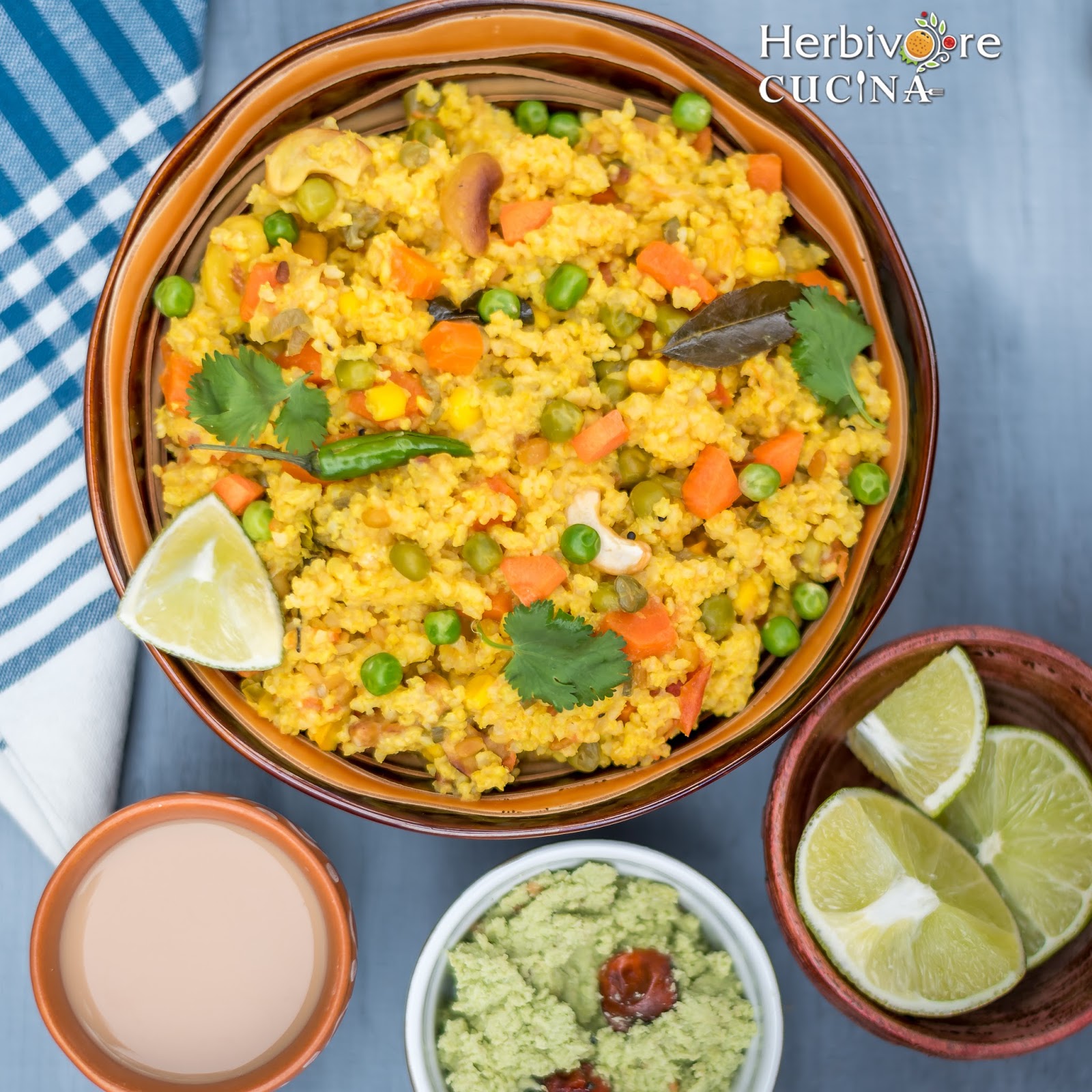 Herbivore Cucina Foxtail Millet Upma Thinai Arisi Upma