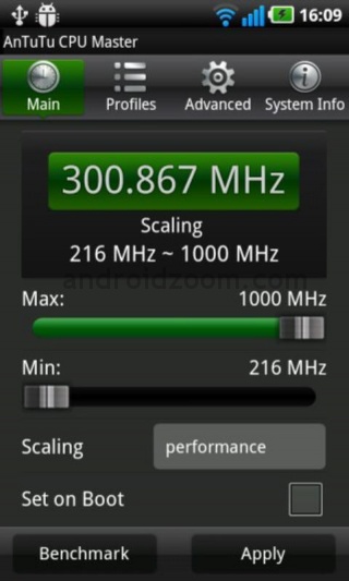 Overclock [vários] – LG p350 | tecdroidbrasil