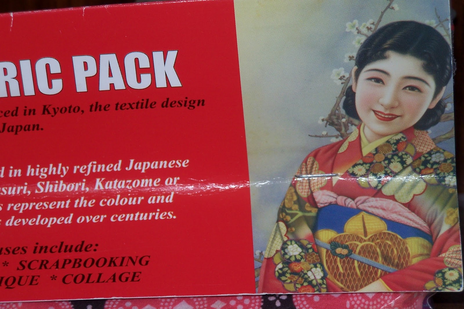 Lizzie's Arty Crafty 'n Dolls Mystery Fabric from Japanese Fabric Pack