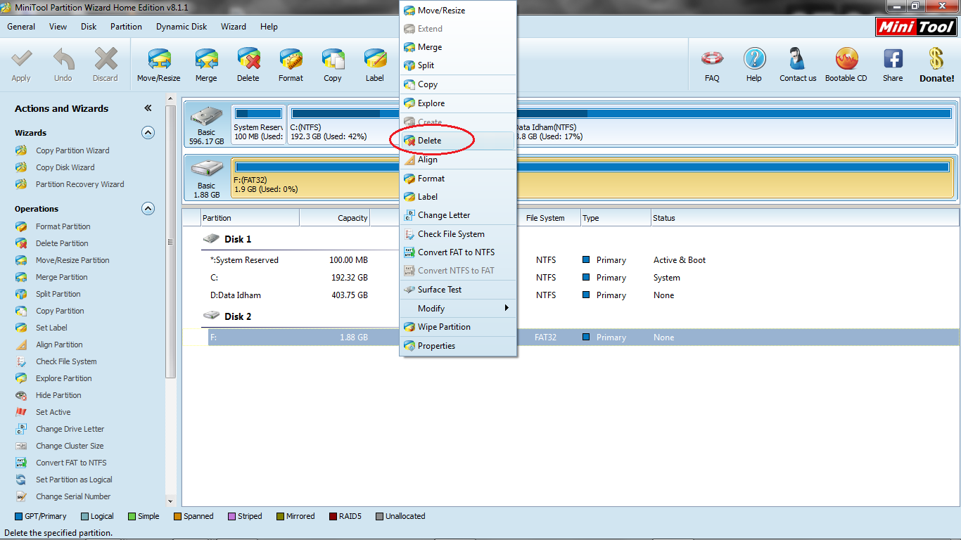 Set partitions