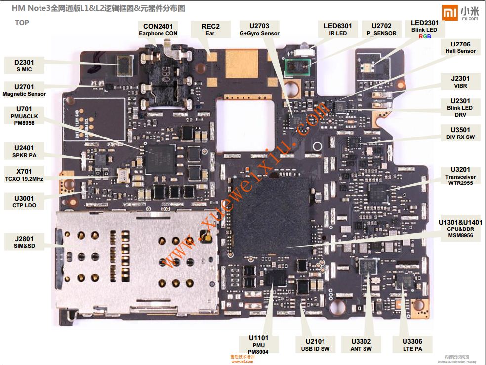 Redmi Note 3 Pro  Qualcomm  Schematic  U0026 Layout Diagrams