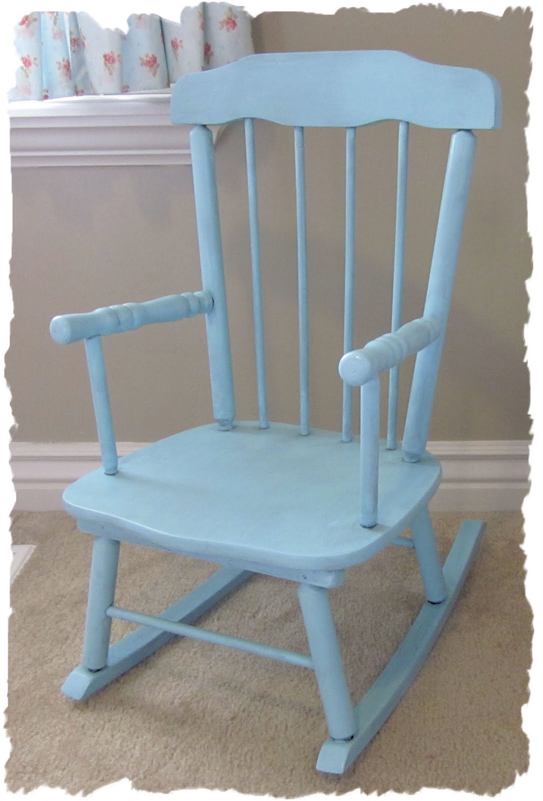 Eclectic Nut: Antique Child's Rocker Makeover
