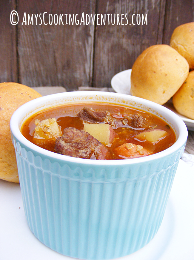 Beef Potato Quinoa Soup