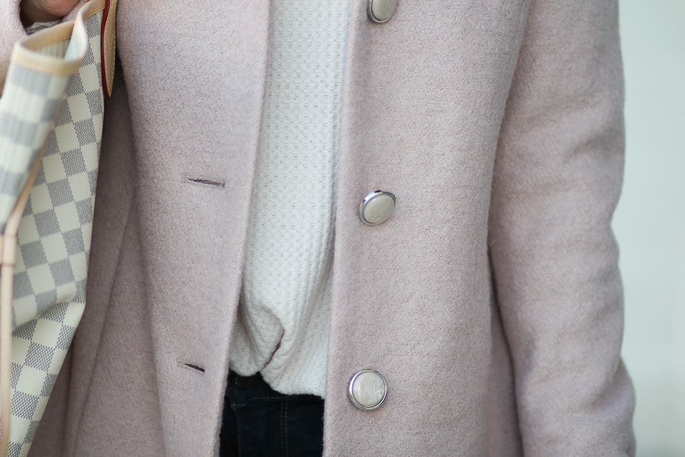 Two Peas in a Blog Pink Peplum Winter Coat