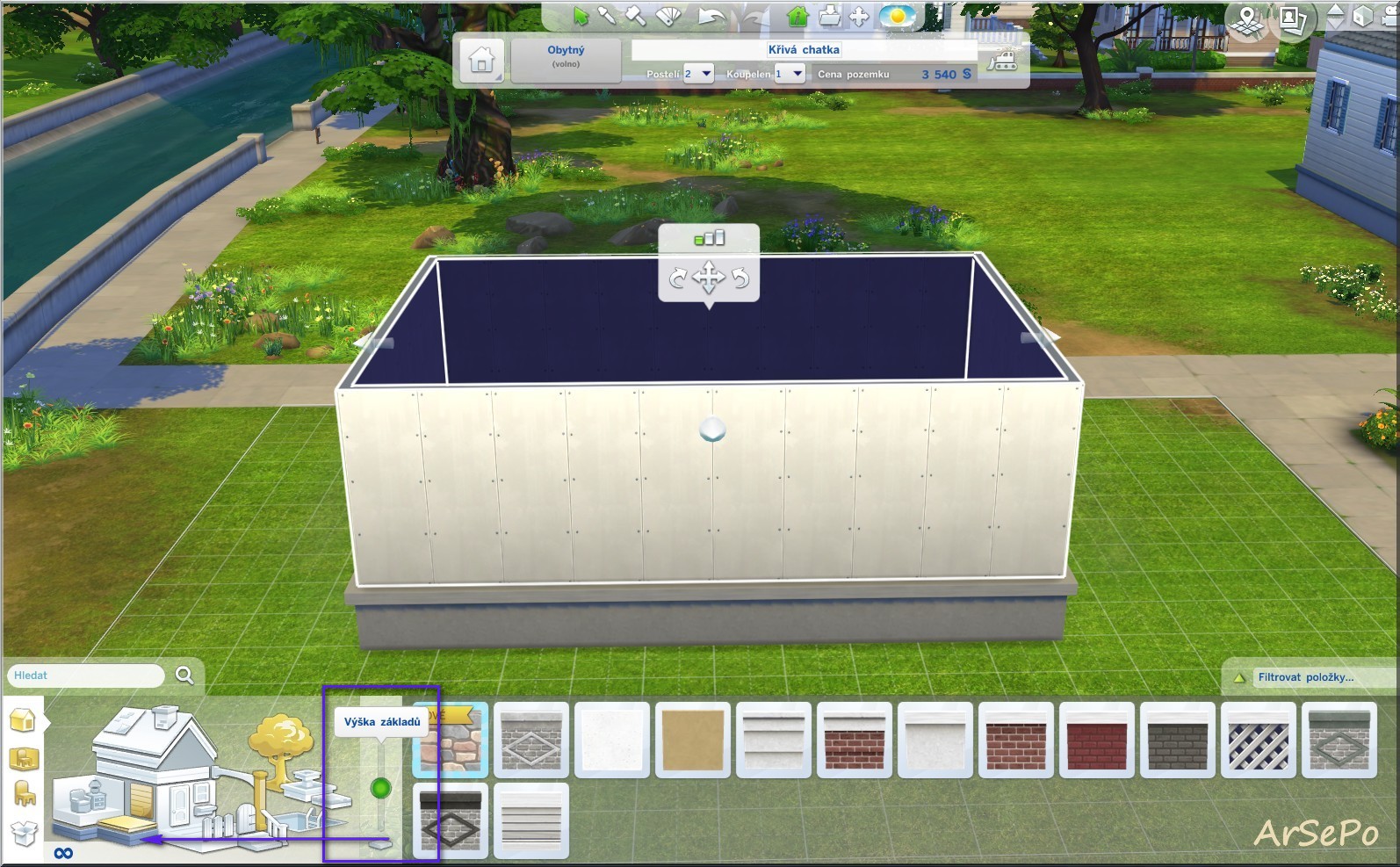 Jak odstranit zeď v The Sims 4?