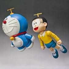 gambar kartun Doraemon dengan baling-baling bambu | Dunia ...