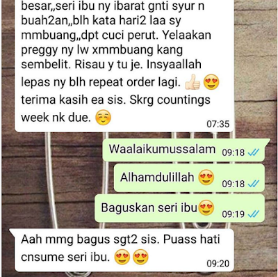 SERI IBU : IBU BERSERI ANAK SIHAT | TESTIMONI SERI IBU