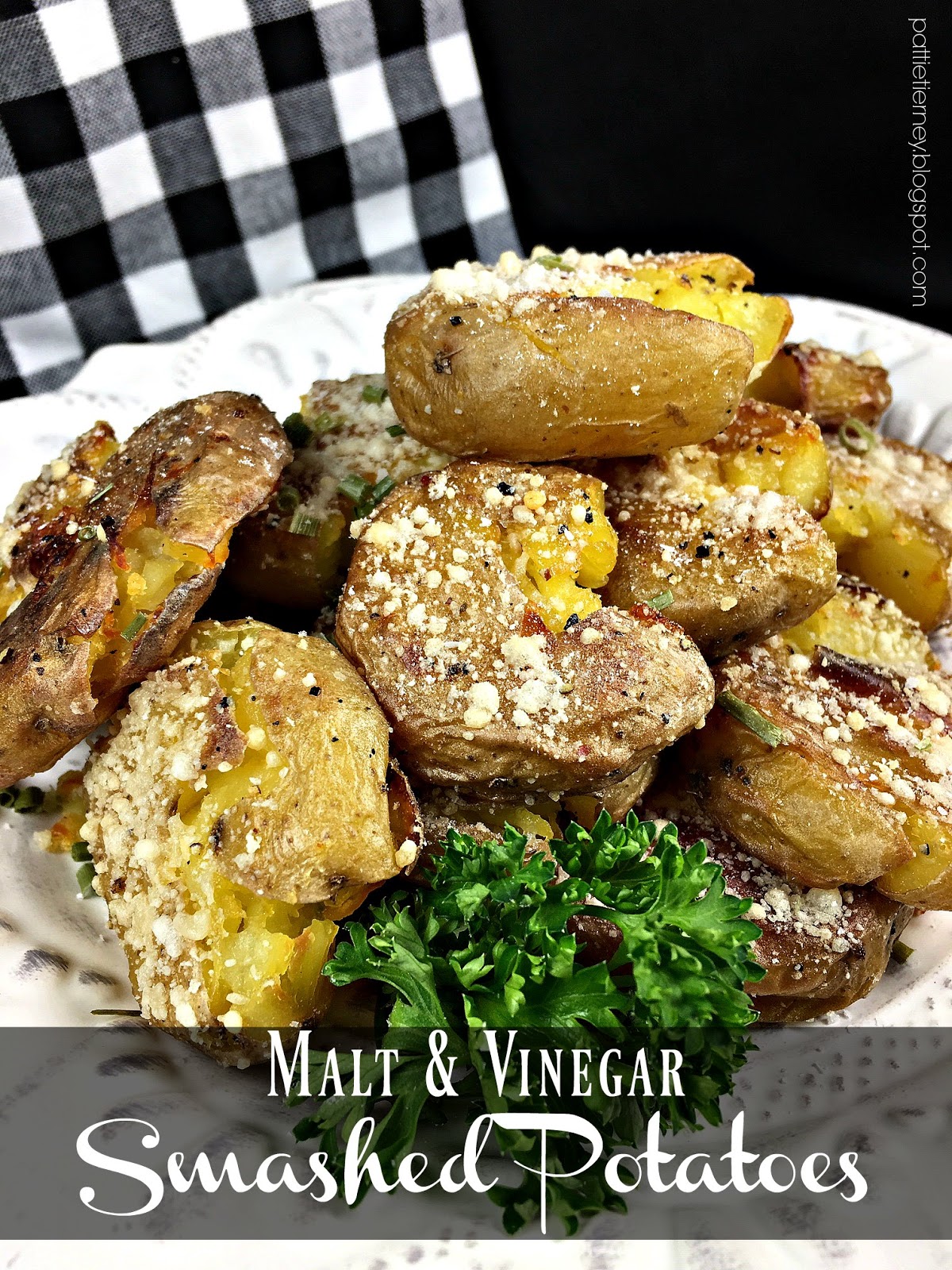 OllaPodrida Malt & Vinegar Smashed Potatoes
